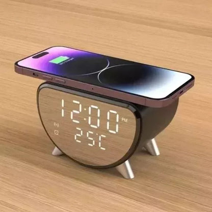 RELOJ DESPERTADOR CON CARGADOR INALAMBRI